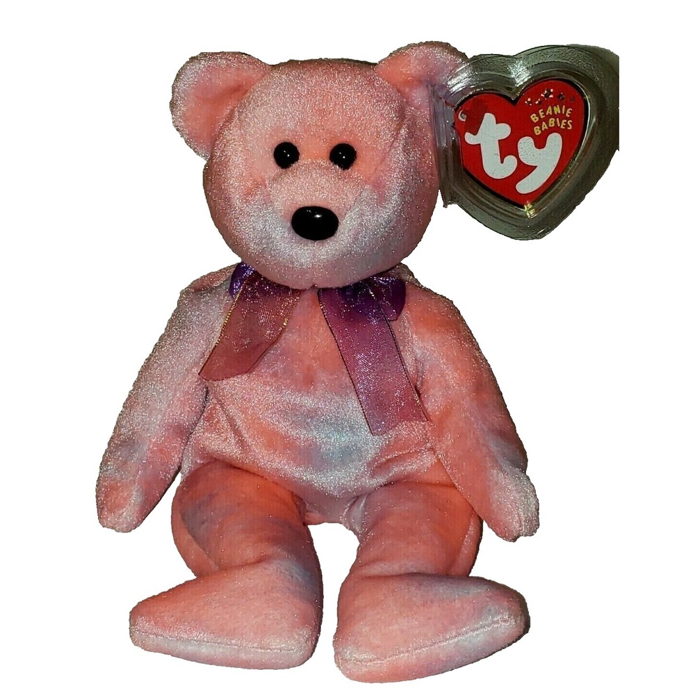 Ty Beanie Baby Bear Clubby 5th Anniversary MWT retired‎ 2002